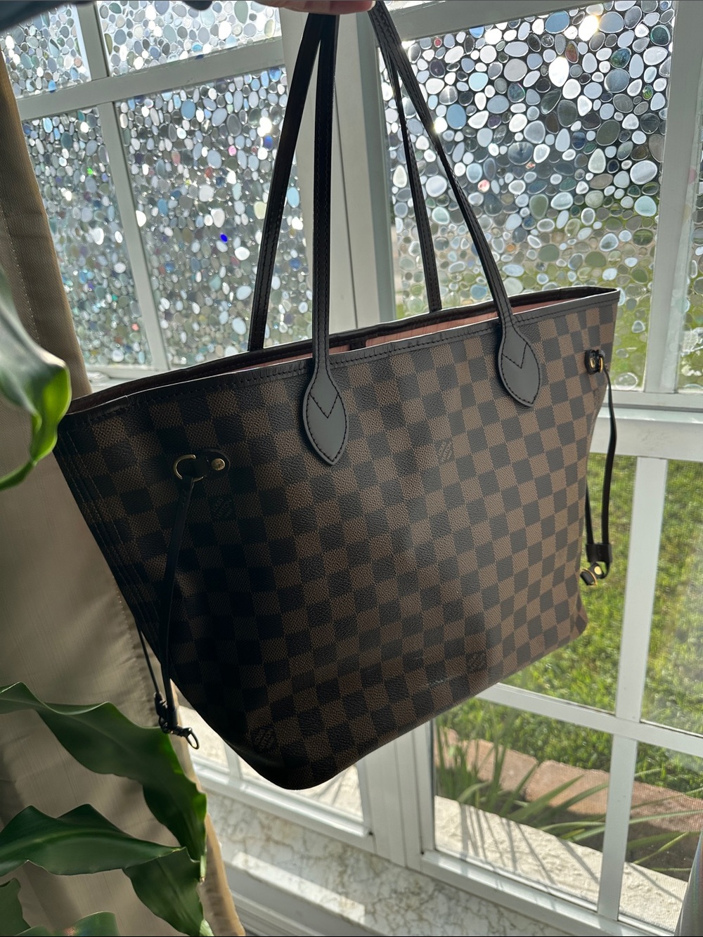 Louis Vuitton Brown Damier Ebene Canvas Tote